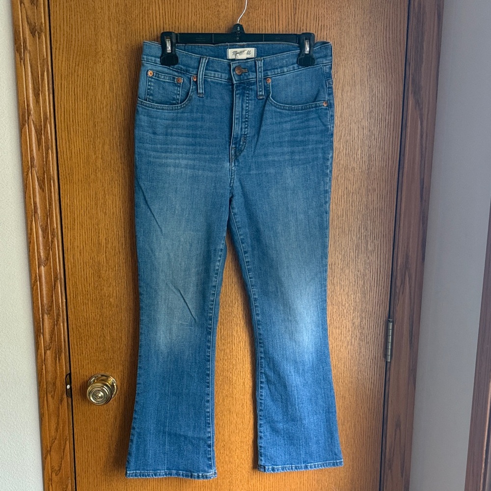 Madewell Flare Jeans in Classic Blue